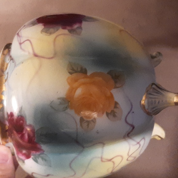 Antique NIPPON? footed vase - Picture 3 of 3